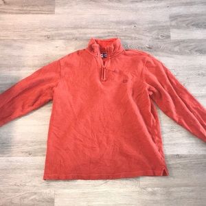 Chaps men’s orange pullover size M EUC